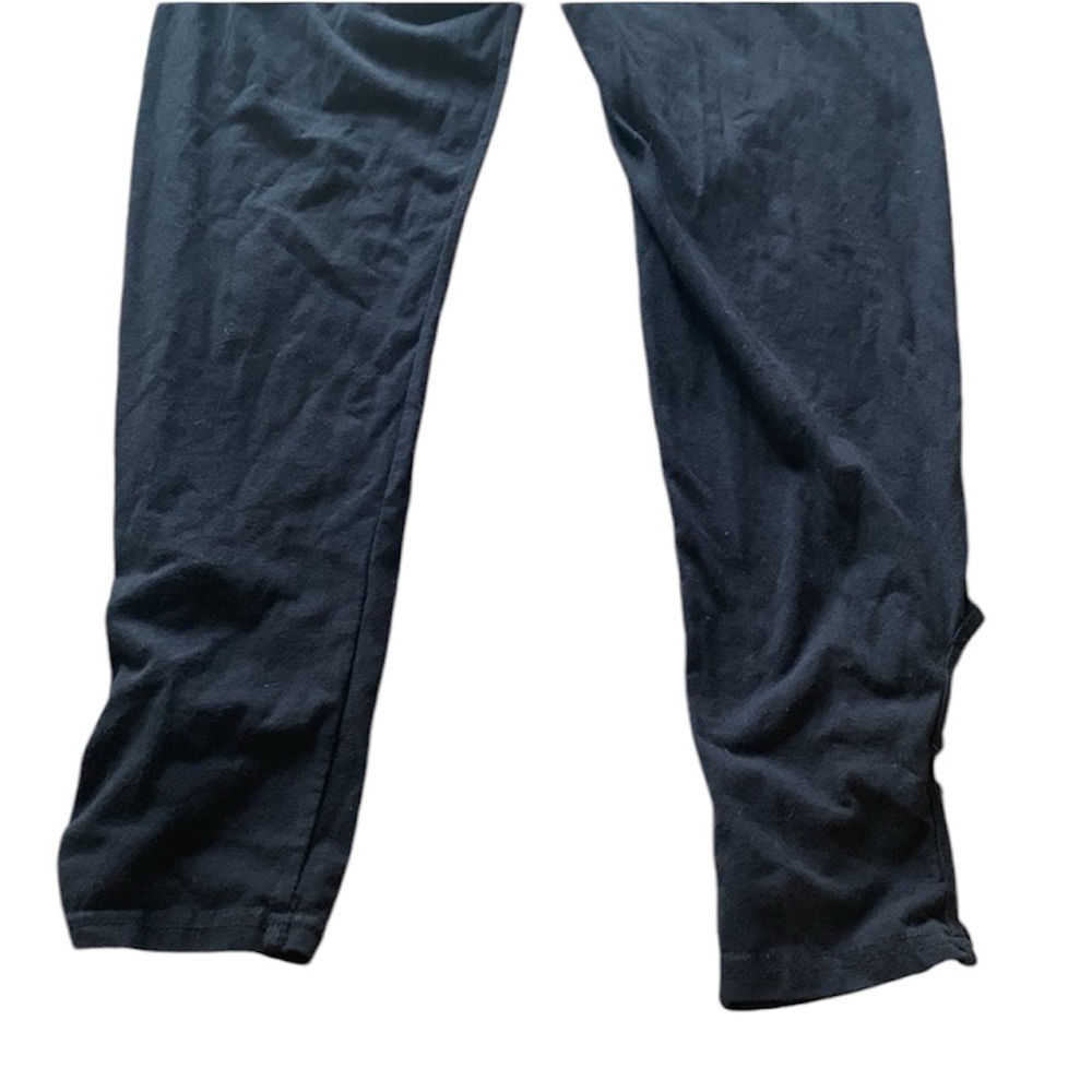 Poof! Black Pants With Cross Cutout Ankles - Picture 5 of 6